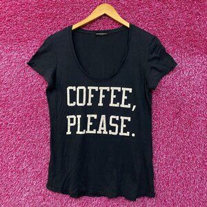 Coffee, Please Womens Tshirt size medium